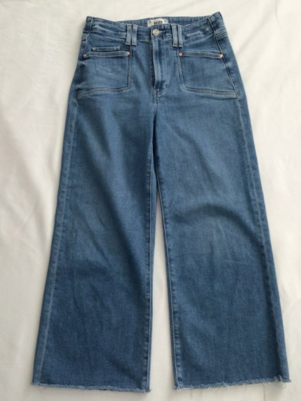 PAIGE Anessa Wide Leg Jeans Sz 27